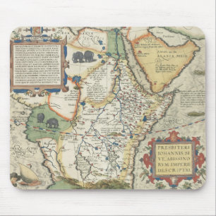 Karte von Afrika und von arabischen Halbinsel Mousepad