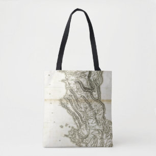 Karte von Albanien Tasche