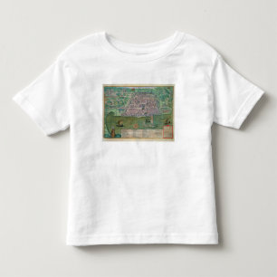 Karte von Algier, von "Civitates Orbis Terrarum" Kleinkind T-shirt