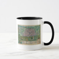 Karte von Algier, von "Civitates Orbis Terrarum"