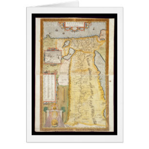 Karte von altem Ägypten, 1584