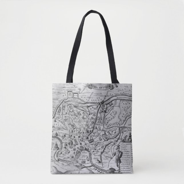 Karte von altem Rom Tasche (Vorderseite)