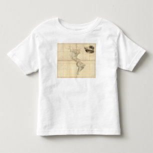 Karte von Amerika durch ein Arrowsmith Kleinkind T-shirt