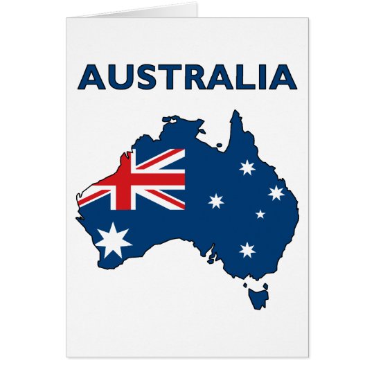 Karte von Australien