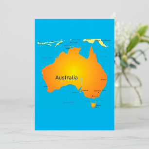 Karte von Australien
