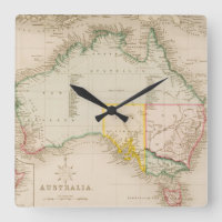 Karte von Australien u. von Neuseeland