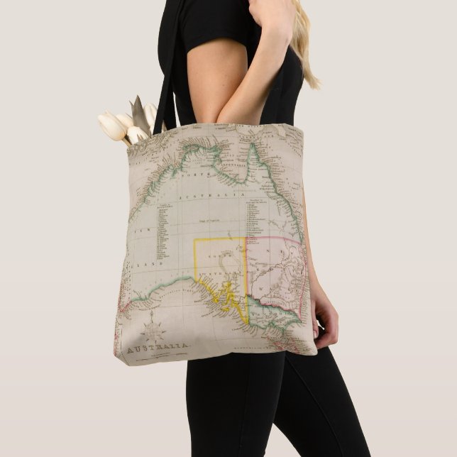 Karte von Australien u. von Neuseeland Tasche (Von Nahem)