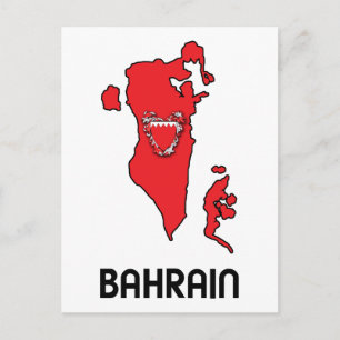 Karte von Bahrain