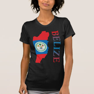 Karte von Belize T-Shirt