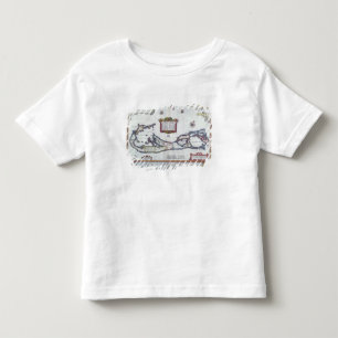 Karte von Bermuda Kleinkind T-shirt