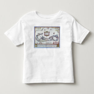 Karte von Bermuda Kleinkind T-shirt