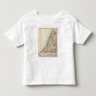 Karte von Berrien County, Michigan Kleinkind T-shirt