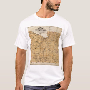 Karte von Blue Earth County, Minnesota T-Shirt