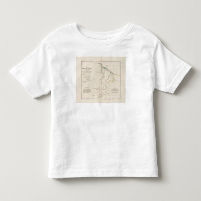 Karte von britischem Guayana Kleinkind T-shirt (Vorderseite)