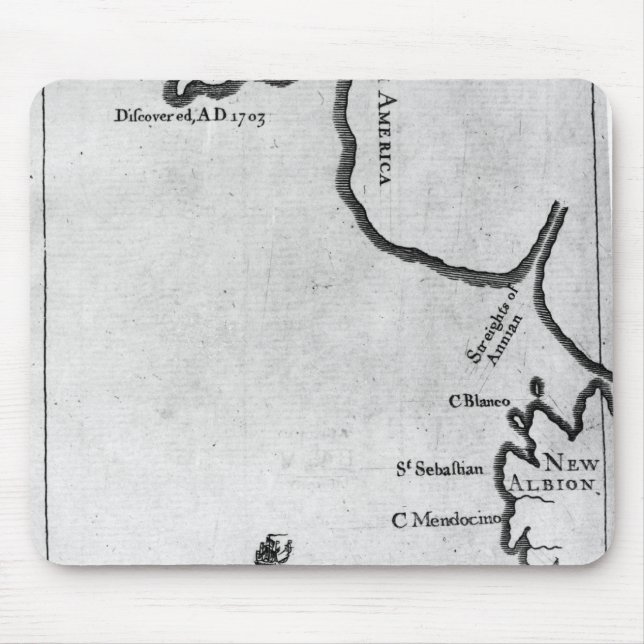 Karte von Brobdingnag Mousepad (Vorne)
