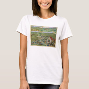 Karte von Cadiz, von "Civitates Orbis Terrarum" T-Shirt