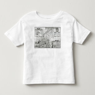 Karte von Caernarvon, 1616 Kleinkind T-shirt