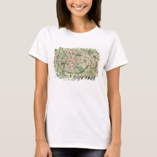 Karte von Canterbury, von "Civitates Orbis Terraru T-Shirt