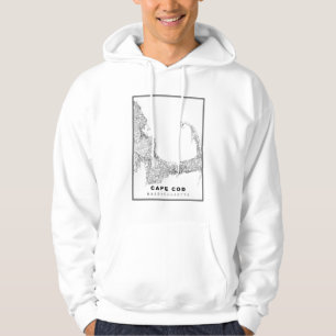 Karte von Cape Cod Hoodie