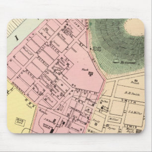 Karte von Charleston, West Virginia Mousepad