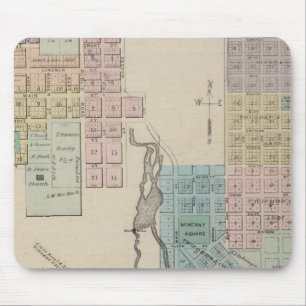 Karte von Chatfield, Karte von Caledonia, Minn Mousepad