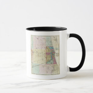 Karte von Chicago Tasse