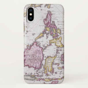Karte von China u. von Indonesien 1710 Case-Mate iPhone Hülle