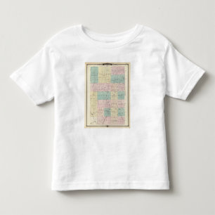 Karte von Clark County, Staat von Wisconsin Kleinkind T-shirt