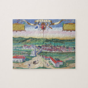 Karte von Cordoba, von "Civitates Orbis Terrarum"