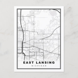 Karte von East Lansing