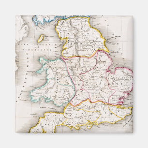 Karte von England   Britannia Antiqua Magnet