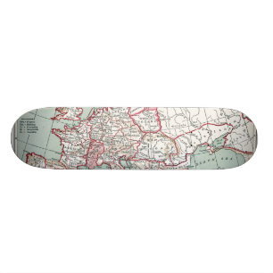 KARTE VON EUROPA, 12. Jahrhundert Skateboard