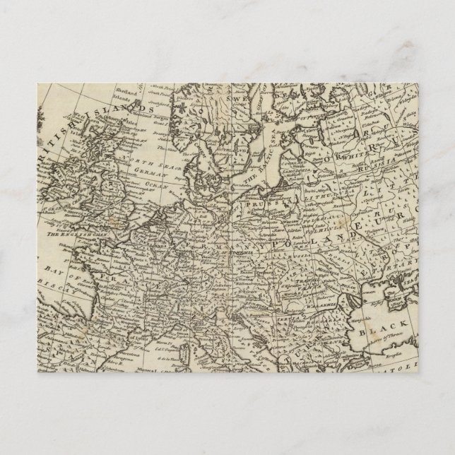 Karte von Europa 3 (Vorderseite)