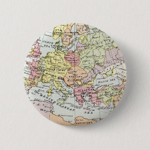 Karte von Europa der dritte Kreuzzug Button