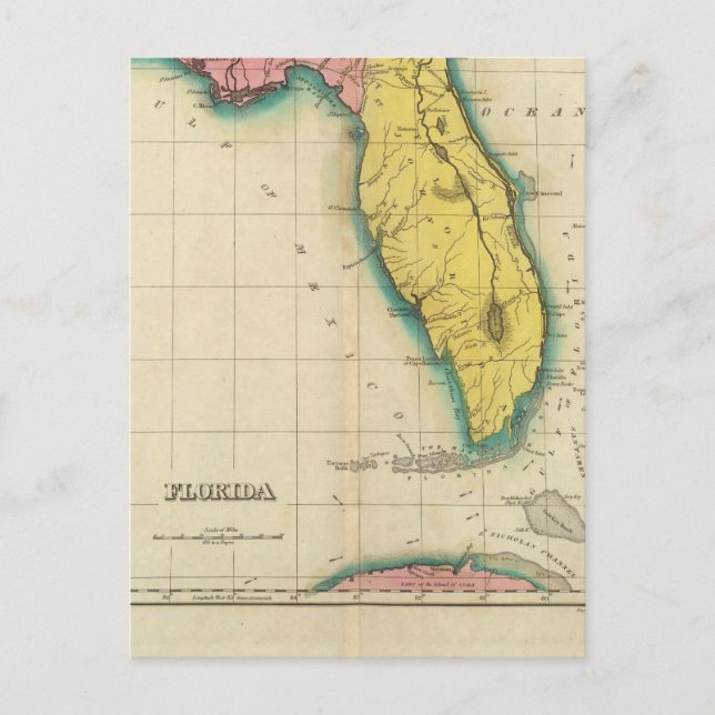 Karte von Florida (Vorderseite)