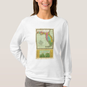 Karte von Florida T-Shirt