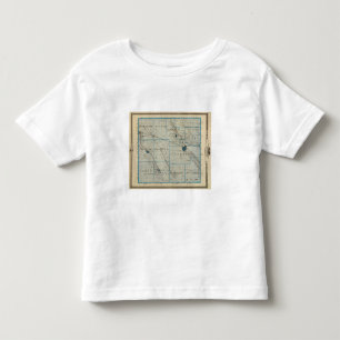 Karte von Floyd County, Staat von Iowa Kleinkind T-shirt