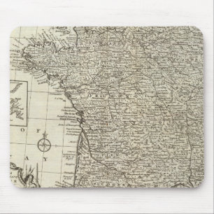 Karte von Frankreich 2 Mousepad