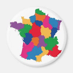 Karte von Frankreich Magnet