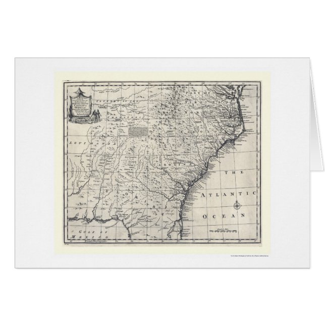 Karte von Georgia und von Carolinas durch Bowen (Vorderseite (Horizontal))