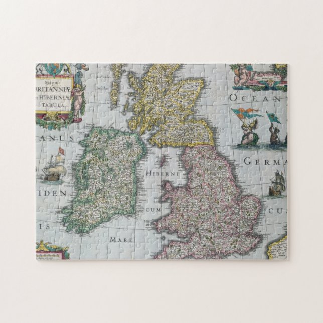 Karte von Großbritannien | 1631 (Horizontal)