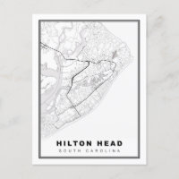 Karte von Hilton Head Island