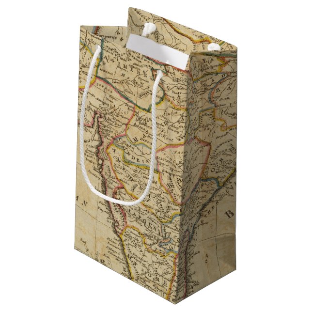 Karte von Hindostan oder von Indien Kleine Geschenktüte (Rückseite Schrägansicht)