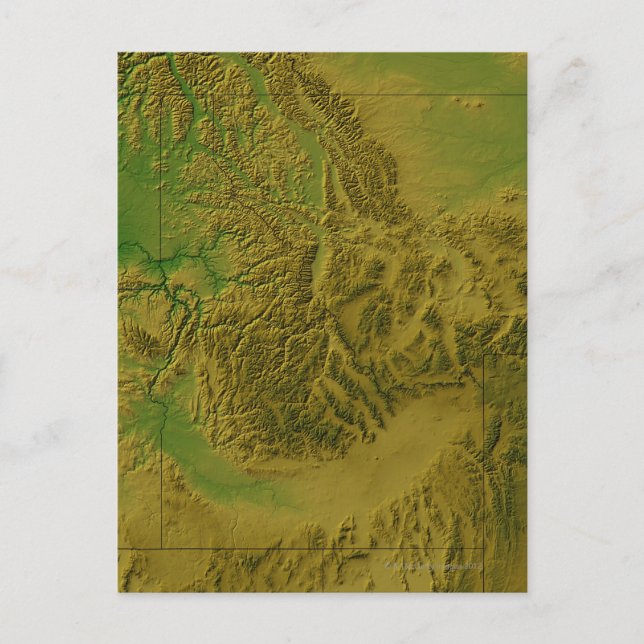 Karte von Idaho (Vorderseite)