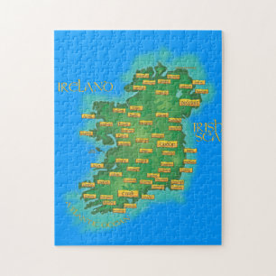 Karte von Irland