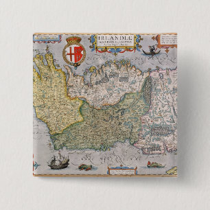 Karte von Irland Button