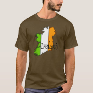 Karte von Irland T-Shirt