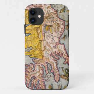 Karte von Island iPhone 11 Hülle