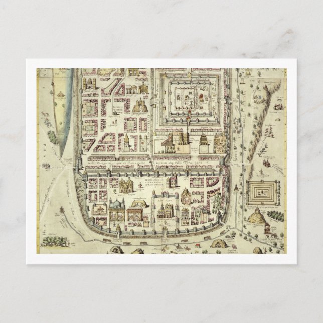 Karte von Jerusalem und Umgebung, aus "C (Vorderseite)