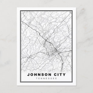 Karte von Johnson City